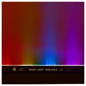 LIGHT4ME BASIC LIGHT BAR LED 8 RGB MKII полоска черного цвета BK + ИК-пульт дистанционного управления