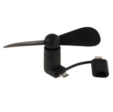 ВЕНТИЛЯТОР ТЕЛЕФОНА micro USB или Lightning 2in1