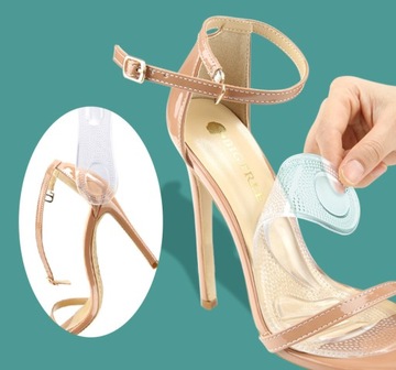 WKŁADKI ŻELOWE SILIKONOWE DO SANDAŁEK I SZPILEK – SAMOPRZYLEPNE WBS25