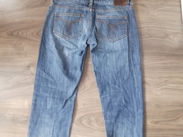 CALVIN KLEIN JEANS-SPODNIE 28/34 K1