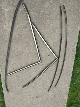 LISTWA DACHOWA DACHU LEWA prawa MERCEDES W124 SEDAN chrom szyby tyl