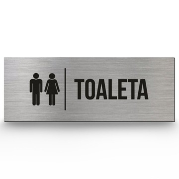 TABLICZKA TOALETA WC INFORMACYJNA NA DRZWI DIBOND 3MM PIKTOGRAM TABLICA 10