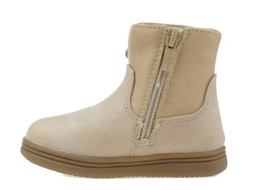 BUTY ZIMOWE DZIEWCZĘCE OCIEPLANE ŚNIEGOWCE TRZEWIKI NA SUWAK R.25