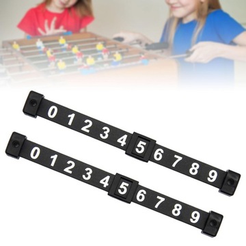 2 шт. Счетчик очков для настольного футбола, счетчик голов, игровое оборудование, черный