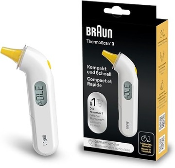 TERMOMETR NA PODCZERWIEŃ DO USZU BRAUN IRT3030