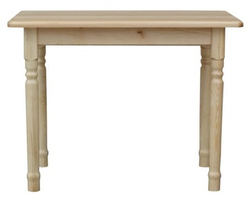 КУХОННЫЙ СТОЛ 100х60, ТОЧЕЧНЫЕ СОСНОВЫЕ НОЖКИ