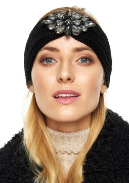 РЕЗЬБА ЖЕНСКАЯ ТРИКОТАЖНАЯ, кристаллы, черный