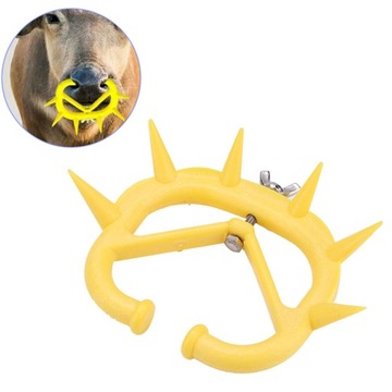 10SZT. KOLCZYK NOSA DO ODSTAWIANIA CIELĄT BYDŁA