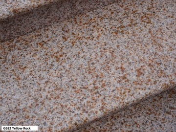 podstopień granitowy płomieniowany Yellow Rock 180x15x2 G682 SD