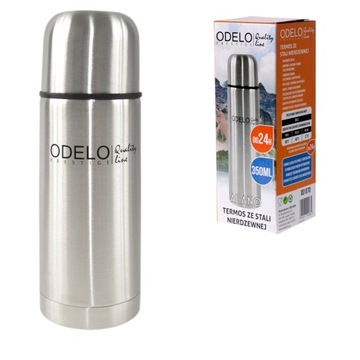 ТЕРМОКРУЖКА ALANO элегантная нержавеющая сталь 1000мл СЕРАЯ ODELO