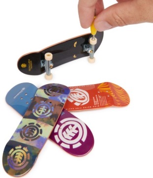 НАБОР СКЕЙБОРДА ELEMENT FINGERBOARD ИЗ 4 ПАКЕТОВ ДЛЯ СБОРКИ TECH DECK