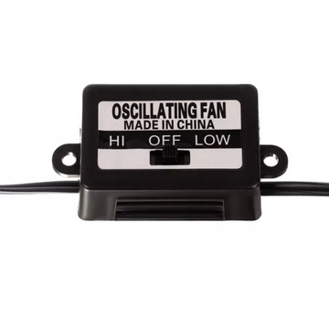 Автомобильный вентилятор Автомобильный вентилятор с зажимом, поворотный, 12 В