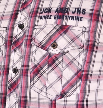 JACK&JONES koszula PINK checked SHIRT _ S