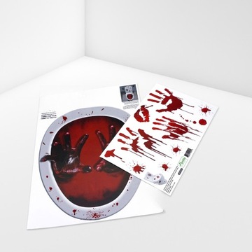 НАКЛЕЙКА НА ТУАЛЕТ НА ХЭЛЛОУИН 3D НАКЛЕЙКИ УКРАШЕНИЕ ДВЕРИ СИДЕНЬЯ