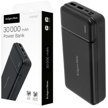 POWERBANK 30000MAH MICRO TYP C USB X 2 2A WSKAŹNIK