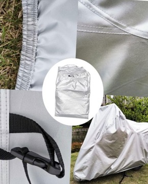 DUŻY POKROWIEC NA ROWER MOTOR SKUTER MOTOCYKL WODOODPORNY PLANDEKA 120X180