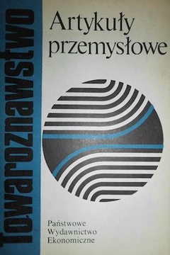 Towaroznawstwo artykuły przemysłowe -