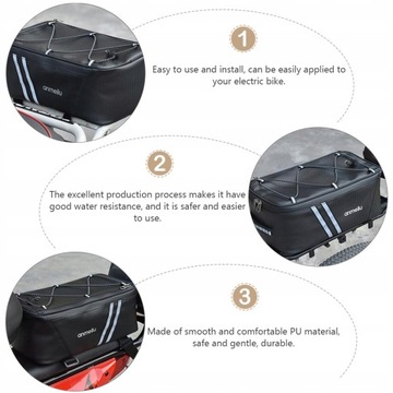 1 шт. задняя сумка на багажник, велосипедная сумка для багажника