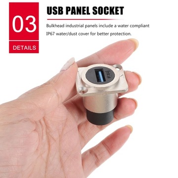 Автомобильные аксессуары USB-адаптеры для панельных розеток 2 шт.