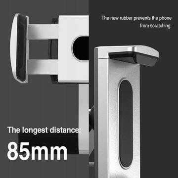 АВТОМОБИЛЬНЫЙ ДЕРЖАТЕЛЬ АЛЮМИНИЕВЫЙ для телефона со слотом для компакт-дисков