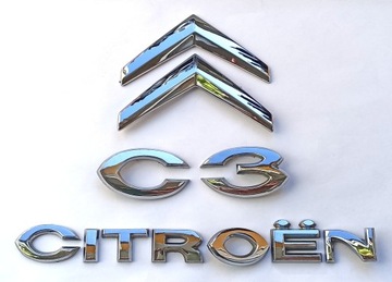 Napis emblemat Citroen C3 05-09r