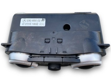MERCEDES SL R230 W230 PANEL KLIMATIZACE 2308300285