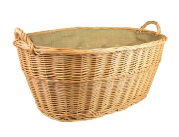 Плетеная корзина для деревянных игрушек, джут, 70 см.