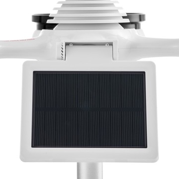 Метеостанция на солнечной энергии 7,3 дюйма, пульт дистанционного управления Wi-Fi 100 м