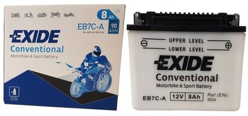 Akumulator Exide EB7C-A/YB7C-A 12V 8Ah 90A
