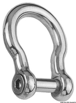 Szekla omega nierdzewna 8 mm