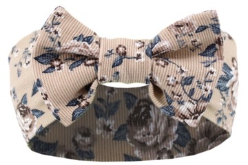 ДЕТСКАЯ ПОВЯЗКА С БАНТОМ ДЛЯ ДЕВОЧКИ, В ПОЛОСКУ, ВЕСНА/ОСЕНЬ