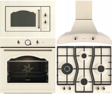 Piękne kremowe RETRO GORENJE DO ZABUDOWY BOS67372CLI + BM235CLI