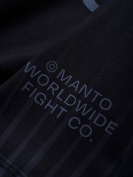 MANTO Рашгард с коротким рукавом RANKED черный - M