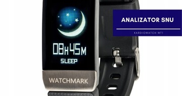 Smartwatch pomiar saturacji ciśnienia Watchmark
