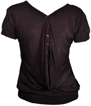 LEE bluzka BLACK buttoned POPPY T _ S