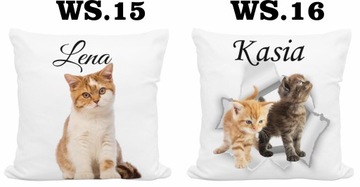 НАБОРЫ ПОДУШЕК ДЛЯ КОШЕК ИМЯ КОШКИ ТЕКСТ В ПОДАРОК