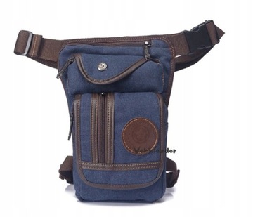 Мужская холщовая сумка для выживания/мотоцикла на бедре