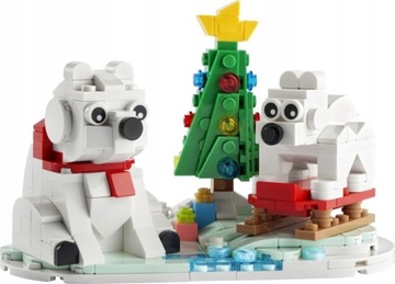 LEGO CLASSIC 40571 ЗИМНИЙ ПОДАРОК ​​ПОЛЯРНЫХ МЕДВЕДЕЙ