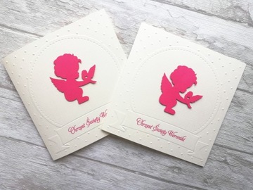 Приглашения на крещение АНГЕЛ Персонализация