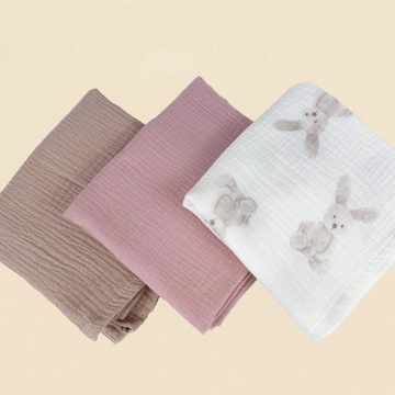 Подгузники Plumeri Muslin, набор из 3 цветов, 70х70 см.