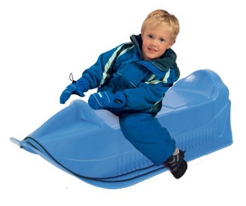 ДЕТСКИЕ ПЛАСТИКОВЫЕ САНКИ, ПРОЧНАЯ СТАЛЬНАЯ ФИТИНГА, РАЗДВИЖНЫЕ