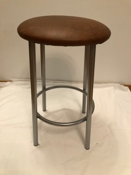 Mocny Podwyższany taboret JOKER XL SatynaMat 54 cm
