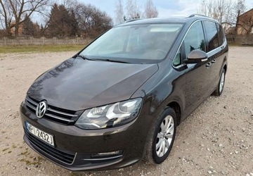 Volkswagen Sharan II Van 2.0 TSI 200KM 2014 Volkswagen Sharan 2.0 TSI Highline DSG 2.0 BenzynaLPG Faktura VAT 23%, zdjęcie 1