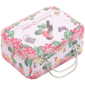 KARTY BOX ETUI PODRÓŻNE MINI WALIZKA PODRÓŻNA RETRO