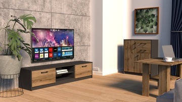 ШКАФ, ЗАКРЫТЫЙ КНИЖНЫЙ ШКАФ, ПОЛКА ДУБ ВОТАН ГРАФИТ R004