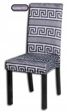 ПОКРЫТИЕ НА СТУЛ, СЕРЫЙ, ЭЛАСТИЧНЫЙ ВЕЛЮР УЗОРЫ