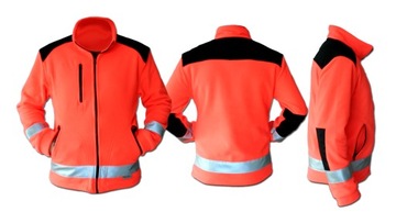 Флис с вышивкой MEDICAL EMERGENCY FLUO RED.