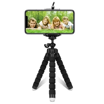 GIĘTKI ELASTYCZNY GIĘTKI STATYW UCHWYT NA TELEFON SELFIESTICK TRIPOD