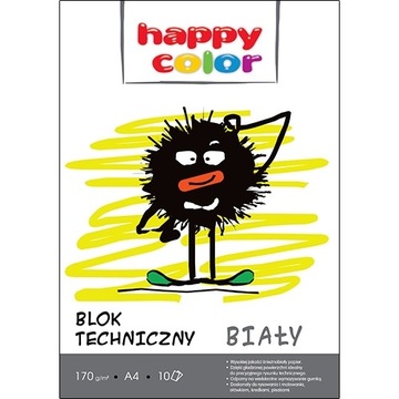 Blok techniczny biały 170g A3 HAPPY COLOR 3550 3040-0