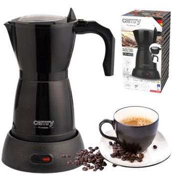 KAWIARKA ELEKTRYCZNA ZAPARZACZ DO KAWY ESPRESSO STYLOWA POJEMNOŚĆ 300ml